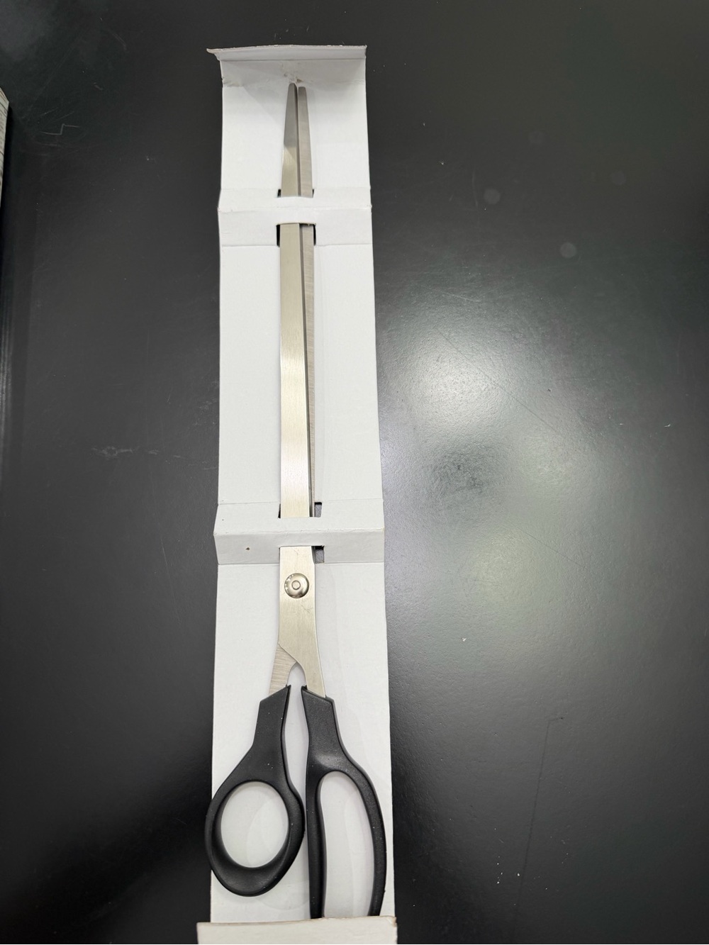 Extra Long Stainless Steel Scissors with Black Handle - Home Accents
